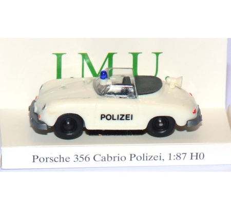 Porsche 356 Cabrio Polizei weiß