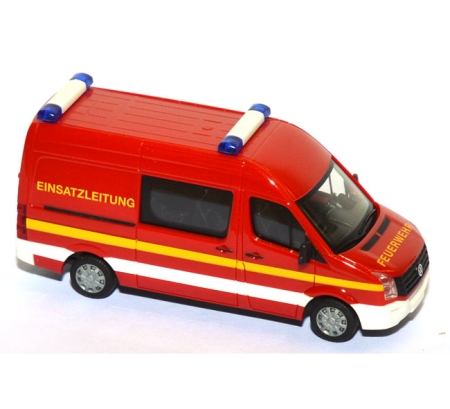 VW Crafter facelift Halbbus HD Feuerwehr rot