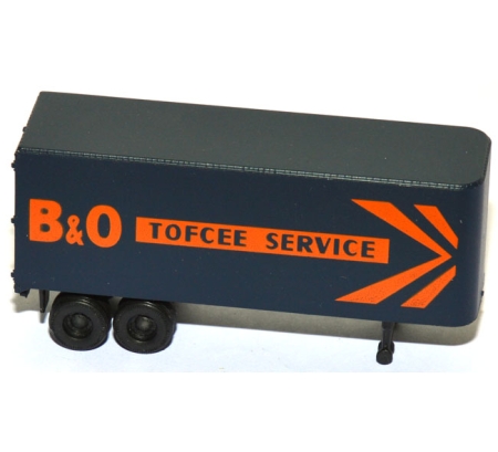 Piggyback Van Trailer B&O Tofcee Service