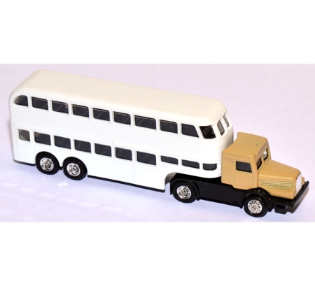 IFA H6 Sattelzug-Doppelstockbus neutral beige