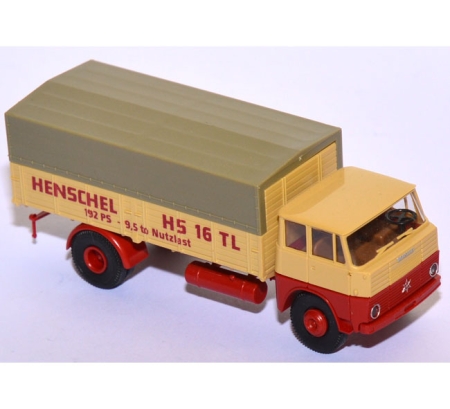 Henschel HS 16 TL Pritschen-LKW creme