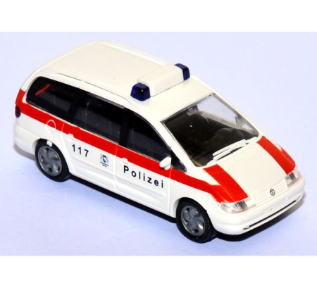 VW Sharan Polizei Zürich Schweiz weiß