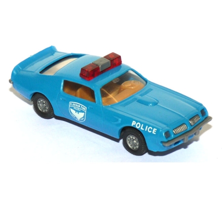 Pontiac Firebird Trans Am Plornam Park Police blau