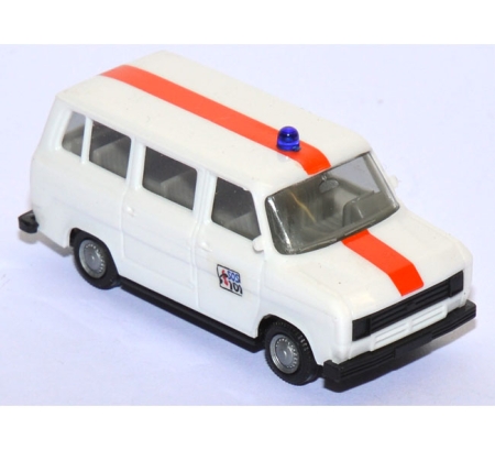 Ford Transit MK2 Bus Polizei Belgien SOS 101 weiß