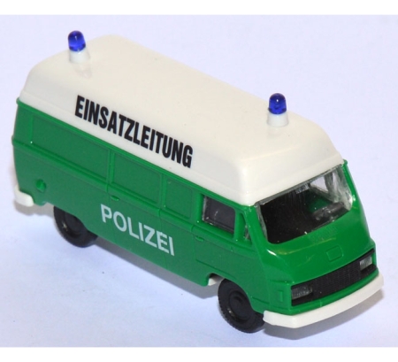 Hanomag F35 Kasten Hochdach Polizei Einsatzleitung grün