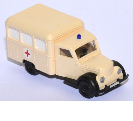 Garant K 30 DL Koffer-LKW Krankenwagen Rotes Kreuz creme
