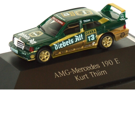Mercedes-Benz 190 E AMG Diebels Alt #13 Kurt Thiim grün