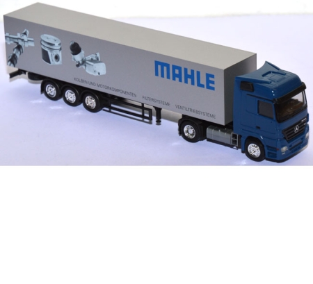 Mercedes-Benz LH MP2 Actros Koffersattelzug Mahle blau