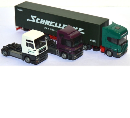 Fahrzeug Set Cotrans Logistic / Schnellecke Scania - Mercedes-Benz - MAN