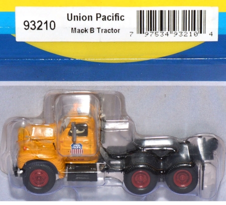 Mack B Tractor, UP Union Pacific Solozugmaschine gelb