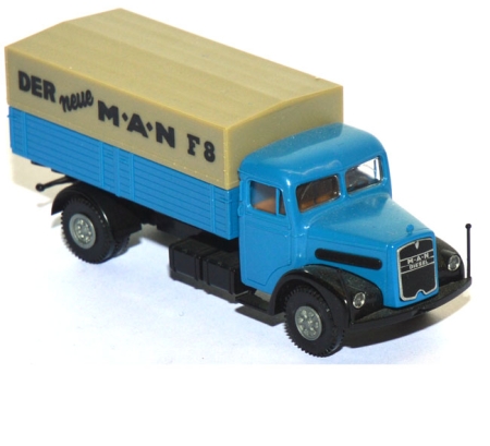 MAN F8 Pritschen-LKW - Der neue MAN F8 - blau