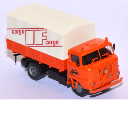 IFA W50 L LKW Pritsche IF Cargo Interflug orange