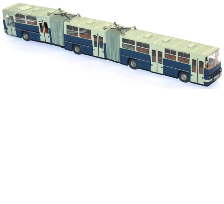 Ikarus 293 Stadtbus Doppelgelenkbus BKV blau