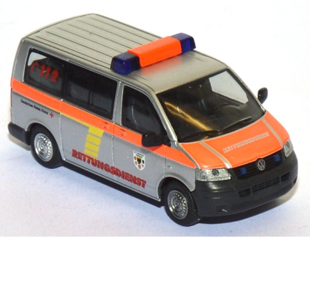 VW T5 Bus NEF DRK Dortmund Rettungsdienst silber