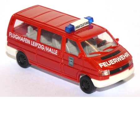 VW T4 Caravelle Bus Feuerwehr Flughafen Leipzig/Halle rot