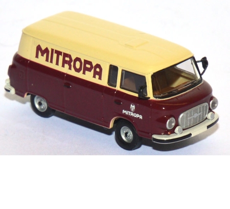 Barkas B 1000 Kastenwagen Mitropa weinrot