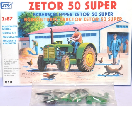Zetor 50 Super Ackerschlepper Bausatz grün