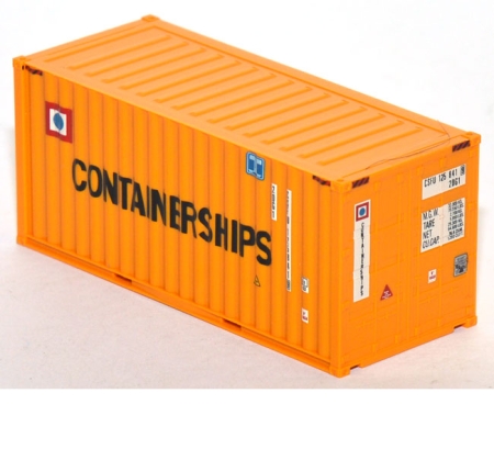 Container 20 ft. Containerships gelb