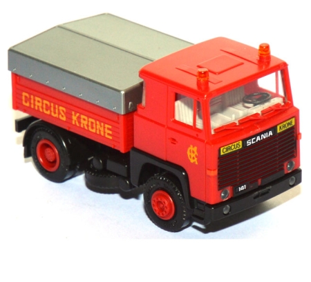 Scania 141 Zugmaschine / Ballastpritsche Circus Krone rot