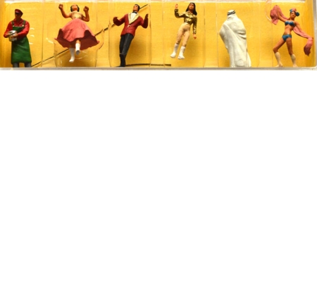 Figuren Tanzende orientalisch 6 Stück
