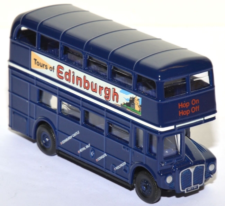 A.E.C. Routemaster Doppeldeckerbus Tours of Edinburgh blau