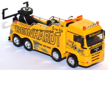 MAN TGA LX Empl Wrecker Abschleppdienst Reinhardt gelb