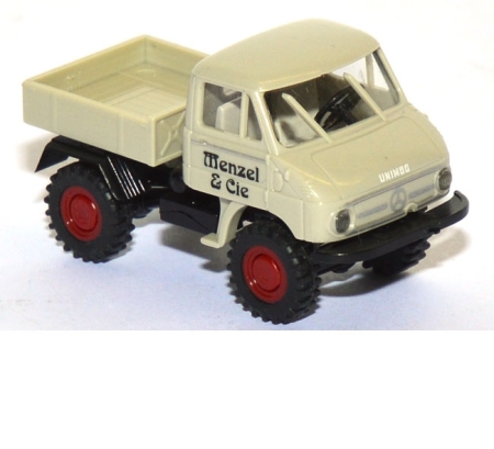 Mercedes-Benz Unimog U 411 Pritsche Menzel & Cie grauweiß