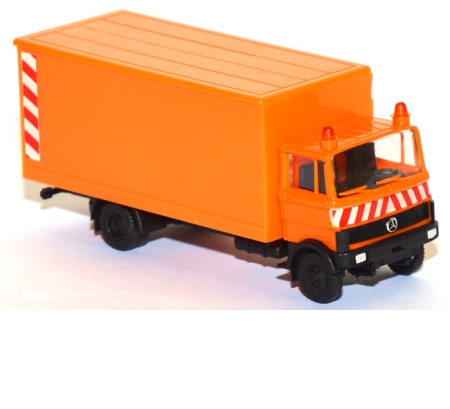 Mercedes-Benz LP 809 Koffer-LKW Kommunal orange