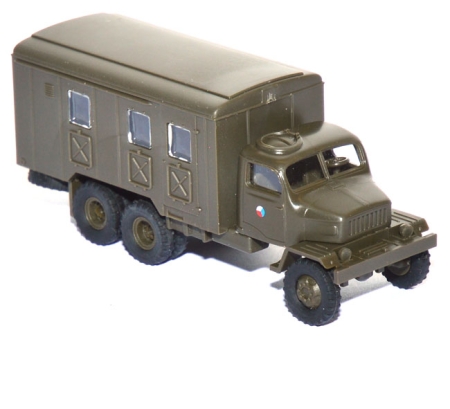 Praga V3S Koffer-LKW Militär - ACR grün