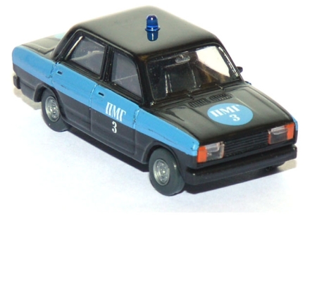 Lada Nova 2105 Russische Autobahnpolizei blau