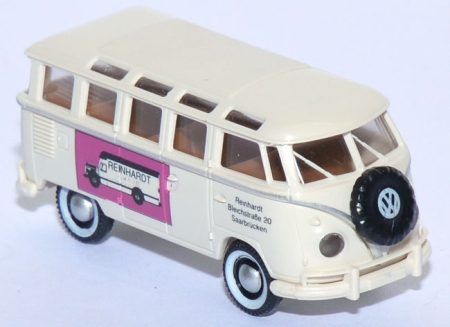 VW T1 Bus Samba Reinhardt Modellspielwaren weiß