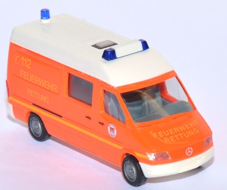 Mercedes-Benz Sprinter Kasten RTW Feuerwehr Hamburg leuchtrot