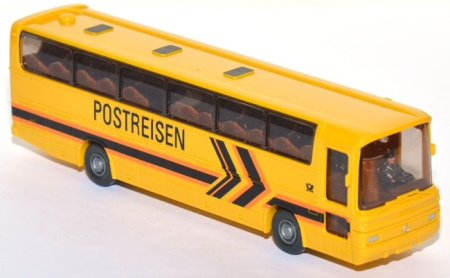 Mercedes-​Benz O 303 RHP Reisebus Postreisen gelb