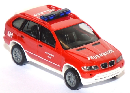 BMW X5 ELW Feuerwehr Villach Österreich rot