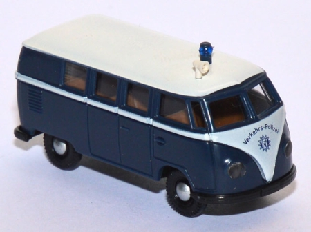 VW T1 Bus Verkehrspolizei Berlin dunkelblau