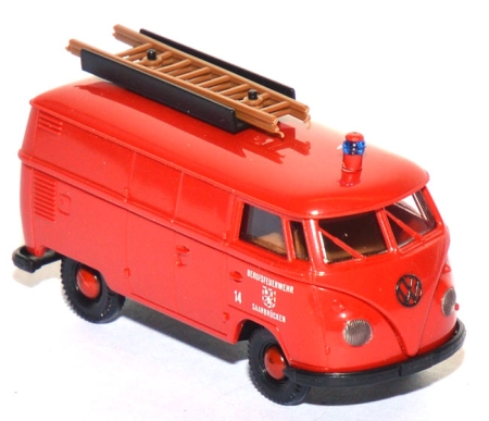 VW T1 Kasten Feuerwehr Saarbrücken rot