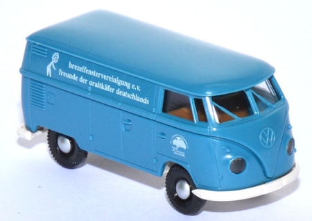 VW T1 Kasten Brezelkäfervereinigung blau