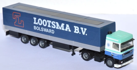 DAF 95 XF Pritschensattelzug Lootsma B.V. Bolsward Niederlande