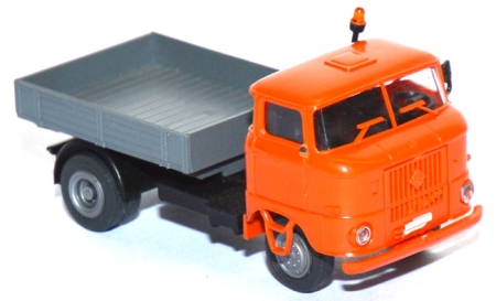 IFA W50 L LKW Kurzpritsche mit Gelblicht orange