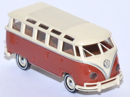 VW T1 Bus Samba Station Wagon de Luxe rotbraun