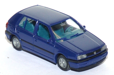 VW Golf 3 4türig dunkelultramarinblau