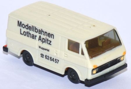 VW LT 28 Kasten Modellbahnen Apitz Wuppertal weiß