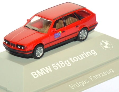 BMW 518g Touring Erdgas-Fahrzeug rot