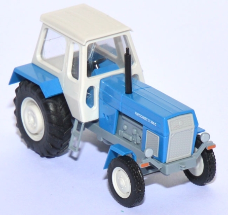 OVP RAR!! Busch 95011 1:87 Traktor ZT323 mit Anhänger HW80.11 blau TOP Neu 
