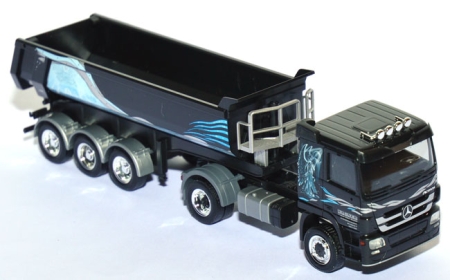 Mercedes-Benz Actros L 08 Rundmulden-Sattelzug Wagner schwarz