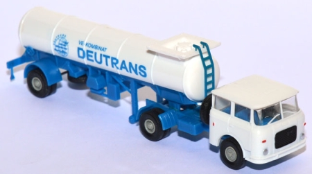 Skoda S 706 RTTN Sattelzug Tankwagen Deutrans weiß