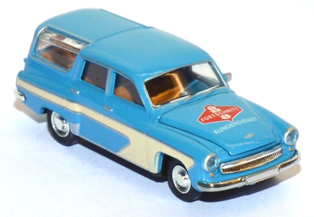 Wartburg 311 Camping Fortschritt Kundendienst blau