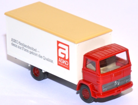 Mercedes-Benz LP 1317 Koffer-LKW ASKO Finnland Möbel rot