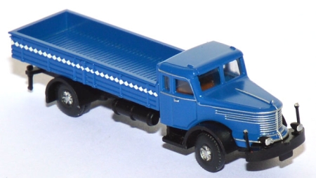 Krupp Titan Pritschen-LKW blau