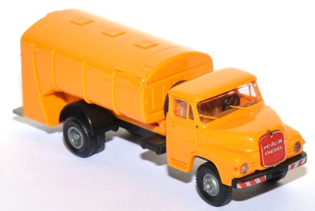 MAN 635 HA mit Allrad Müllwagen orange